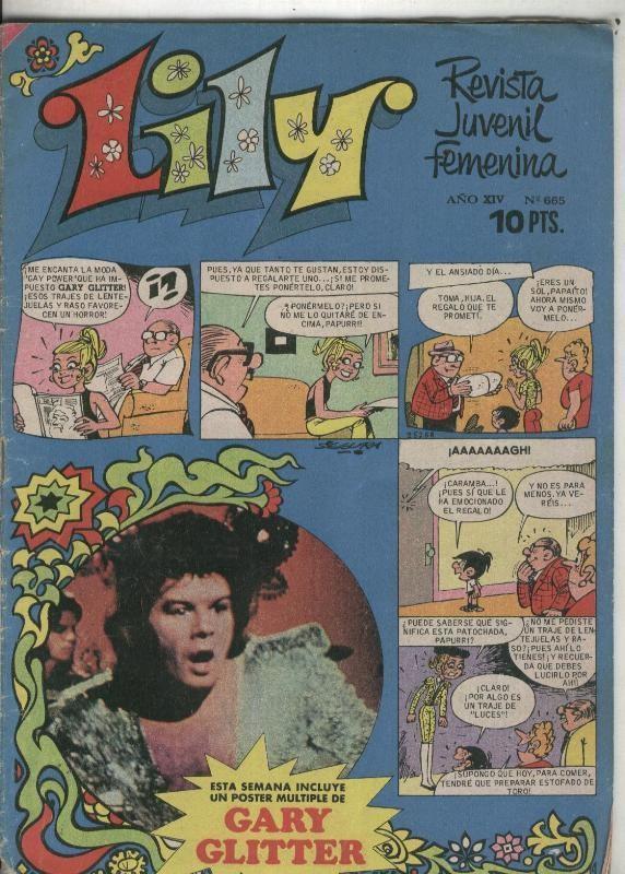 Lily numero 0665: poster central 26,5 x 37 cm de Gary Klitter