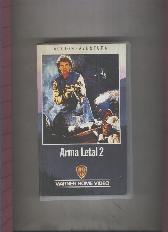 Video VHS: Arma letal 2 con Mel Gibson