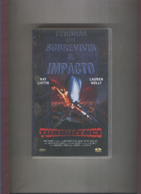 Video VHS: Turbulence con Ray Liotta y Lauren Holly