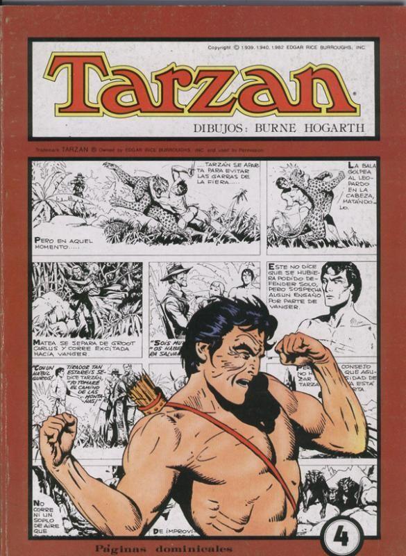 Tarzan volumen 4 (numerado 1 en interior cubierta(