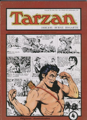 Tarzan volumen 4 (numerado 1 en interior cubierta(