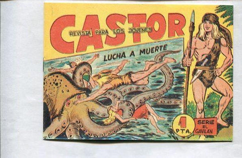 Castor de Manuel Gago, facsimil numero 23: Lucha a muerte