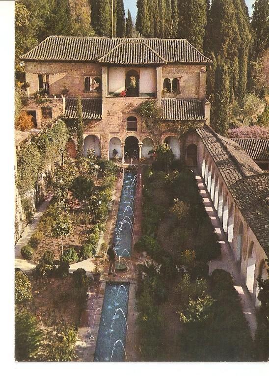 Postal 049925 : Granada (Generalife). Patio de la Acequia