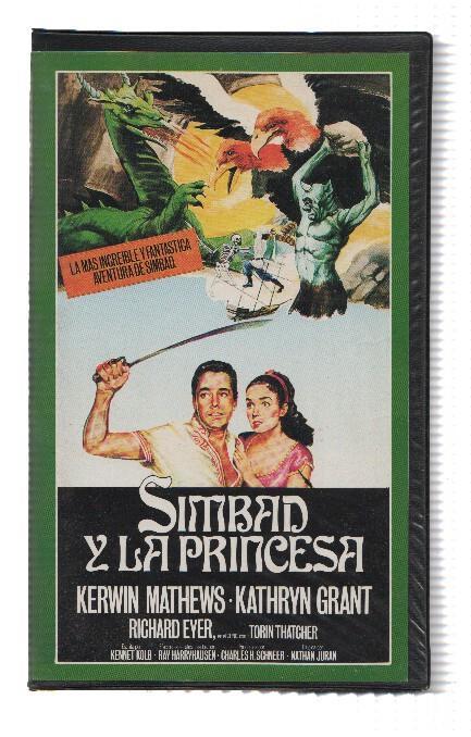 Pelicula VHS: SIMBAD Y LA PRINCESA - Nathan Juran