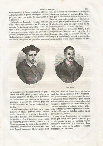 LAMINA 3560: Francisco Rabelais y Jaime Amyot
