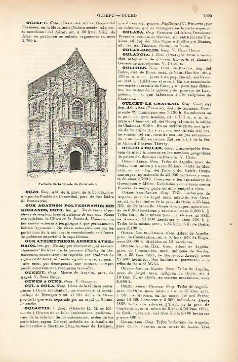 LAMINA ESPASA 7766: Iglesia de Ouistreham Francia