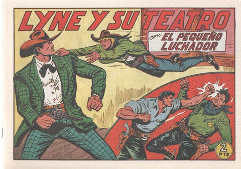 Facsimil: El Pequeño Luchador numero 172: Lyne y su teatro