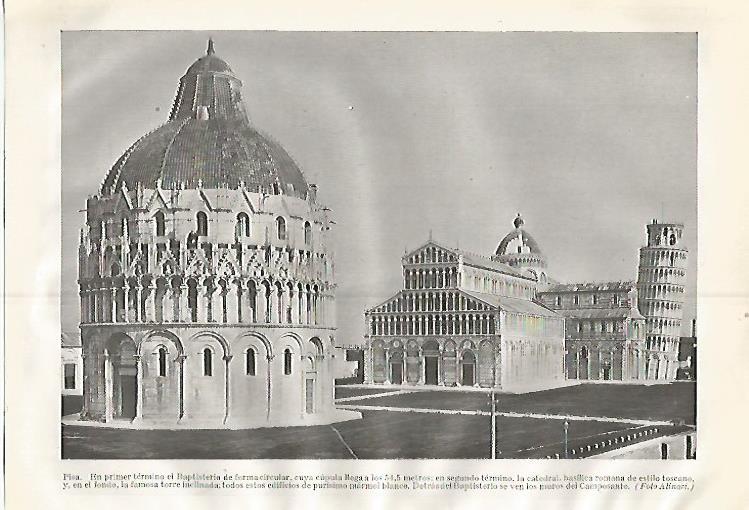 LAMINA GEOGRAFIA 0374: PISA Italia