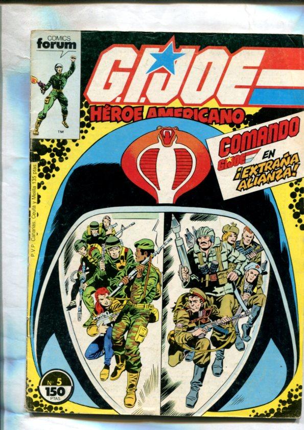 G.I.Joe (comando Gijoe) numero 05: Fracasar es conquistar (numerado 1 en trasera)