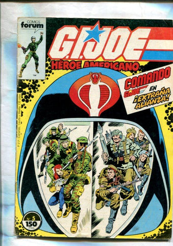 G.I.Joe (comando Gijoe) numero 05: Fracasar es conquistar (numerado 1 en trasera)