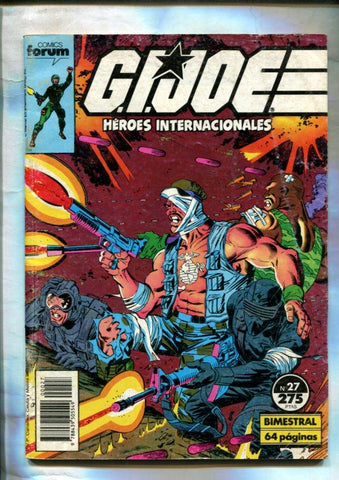 G.I.Joe (comando Gijoe) numero 27: Hidrofoil (numerado 1 en trasera)