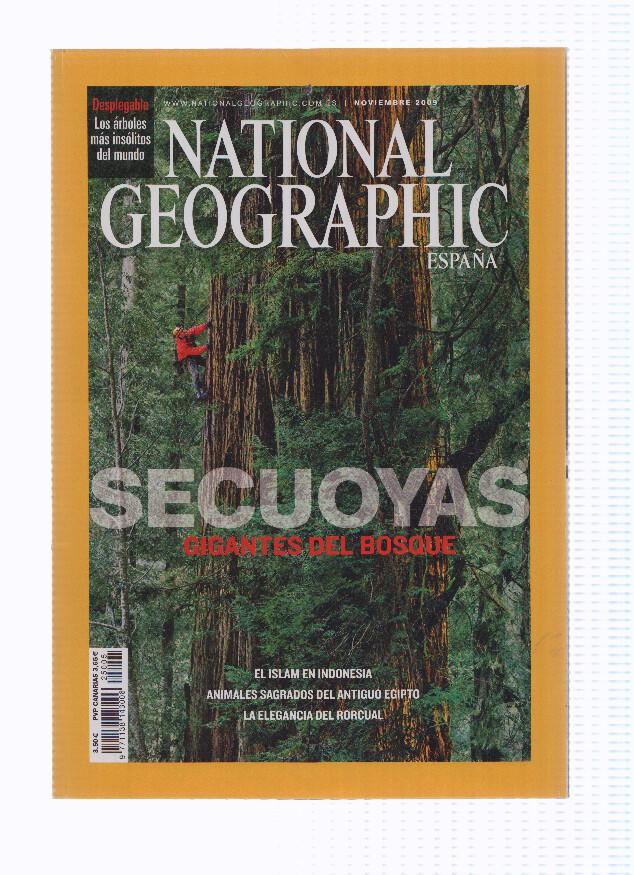 Revista: NATIONAL GEOGRAPHIC, Noviembre 2009: Secuoyas, Gigantes del Bosque