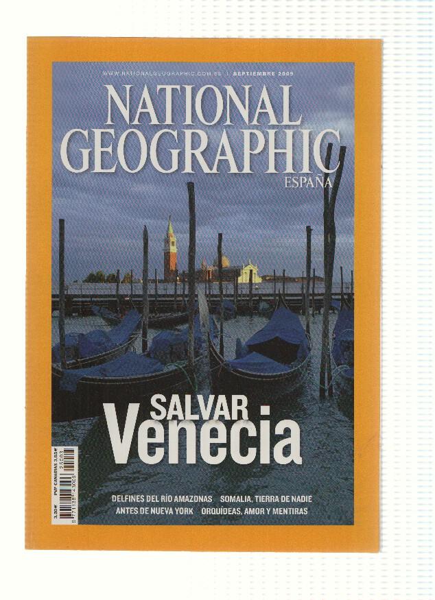 Revista: NATIONAL GEOGRAPHIC, Septiembre 2009: Salvar Venecia