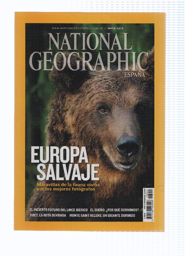 Revista: NATIONAL GEOGRAPHIC, Mayo 2010: Europa Salvaje, Maravillas de la Fauna vistas por los mejores fotografos