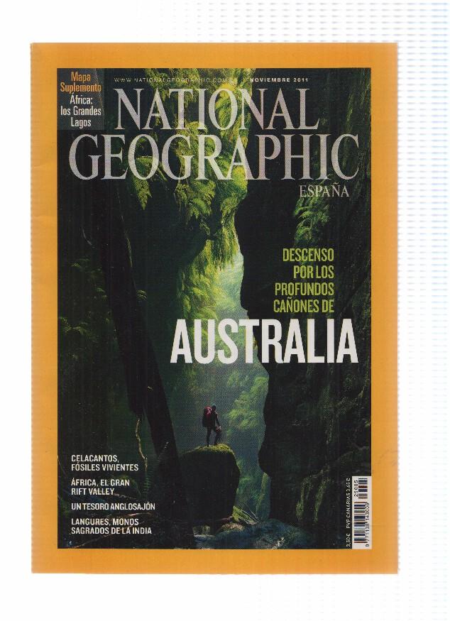 Revista: NATIONAL GEOGRAPHIC, Noviembre 2011: Descenso por los Profundos cañones de Australia