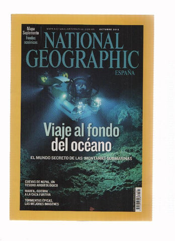Revista: NATIONAL GEOGRAPHIC, Octubre 2012: Viaje al Fondo del Oceano