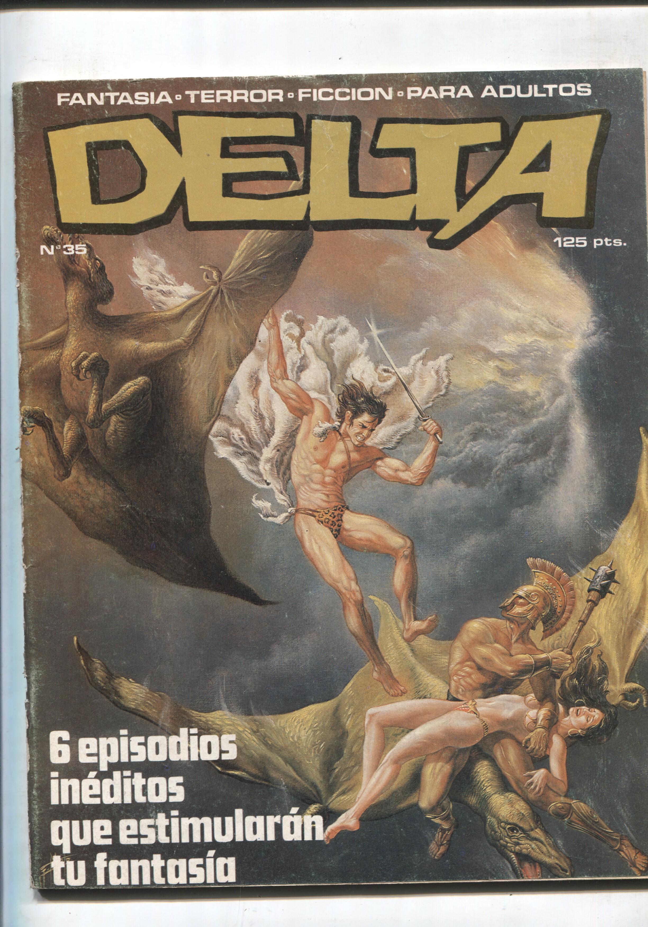 Delta numero 35 (numerado 1 en trasera, procede de retapado)