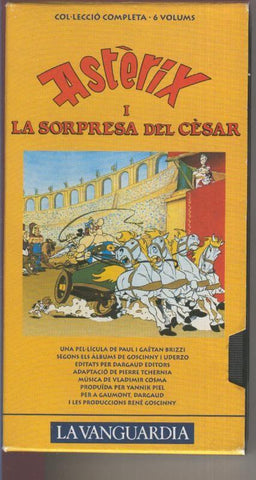 VIDEO VHS:  Asterix numero 04: La sorpresa del Cesar