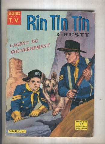 RIN TIN TIN ET RUSTY Numero 045: Lagent du gouverment