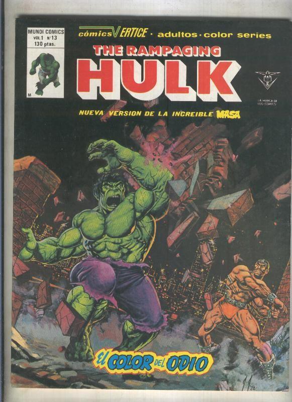 The Rampaging Hulk numero 13 (numerado 2 en trasera)