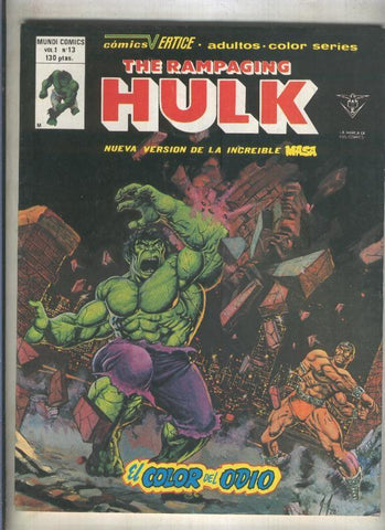 The Rampaging Hulk numero 13 (numerado 2 en trasera)