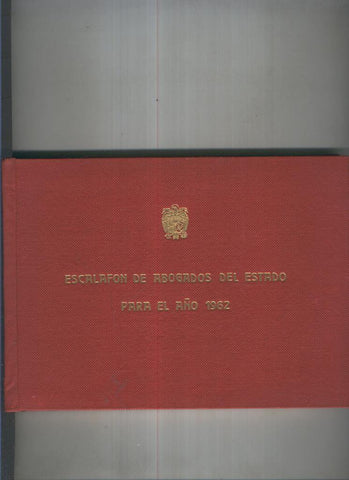 Escalafon de Abogados del Estado para el año 1962