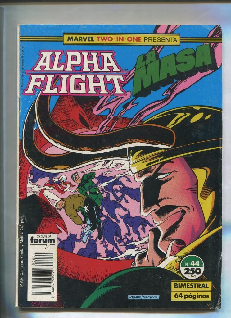 Alpha Flight - La Masa volumen 1 numero 44 (numerado 2 en trasera)