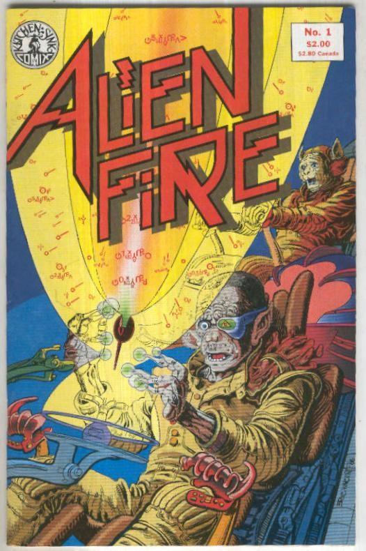 ALIEN FIRE, Vol.1 No.01: Distant Light, Distant Country (Kitchen Sink 1987)