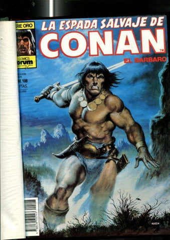 La Espada Salvaje de Conan primera edicion tomo verde  numerado en lomo XVIII