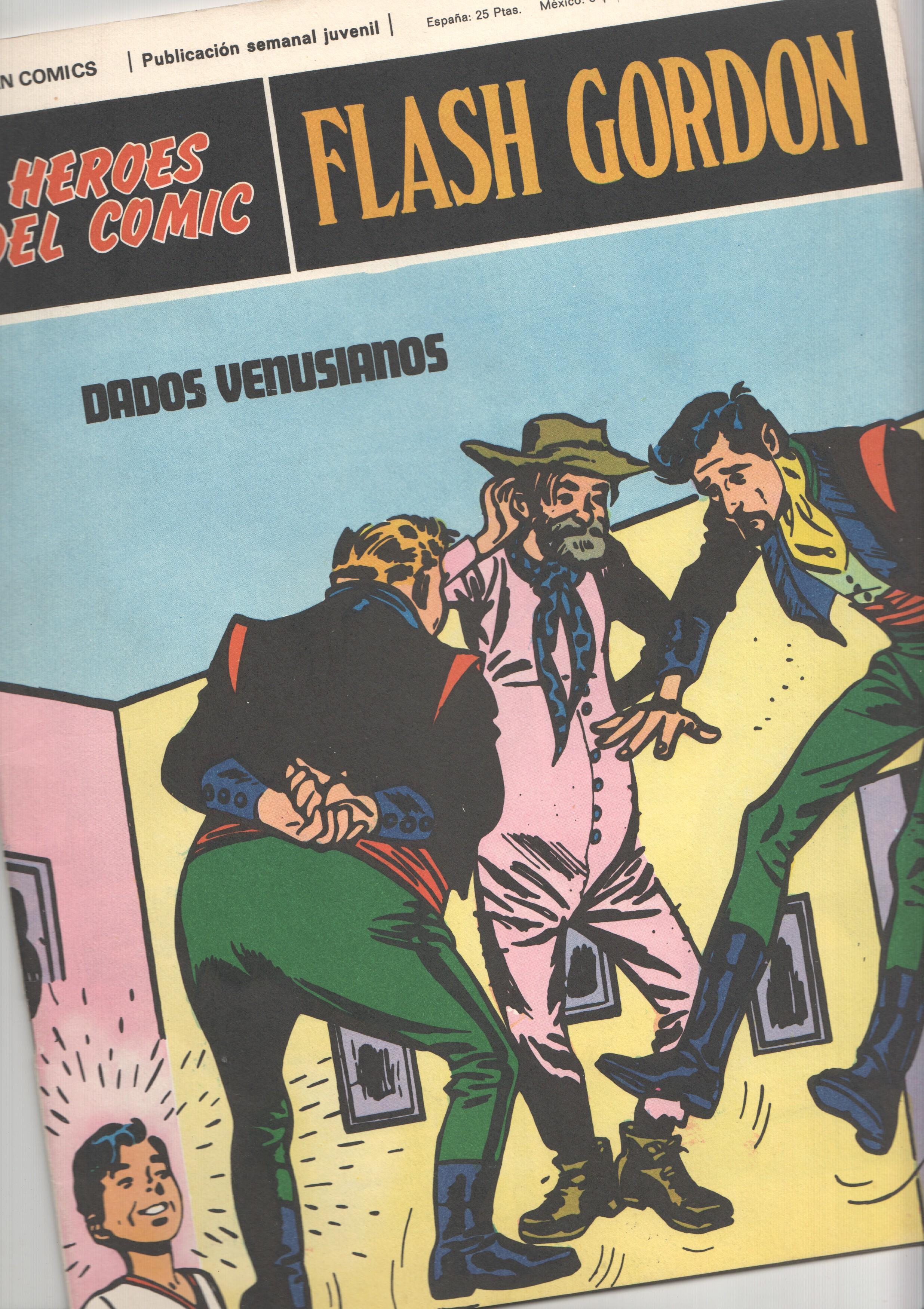 Flash Gordon de Burulan numero 107 (numerado 2 en trasera): Dados Venusianos