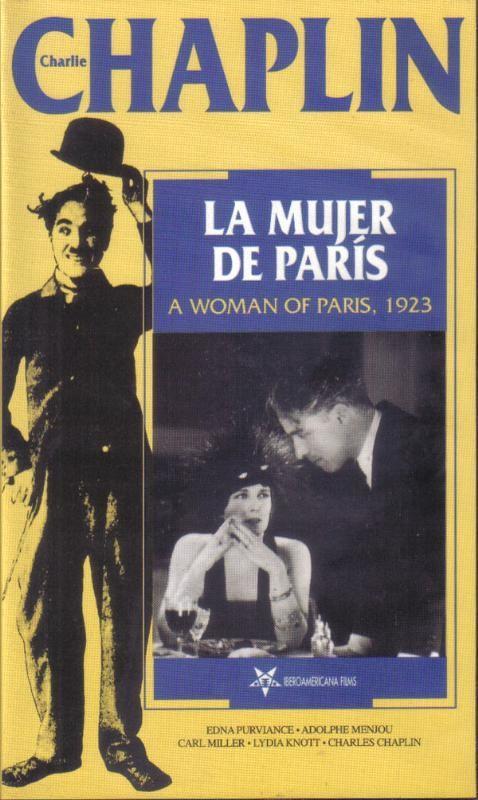 Pelicula VHS: Chaplin: La mujer de Paris