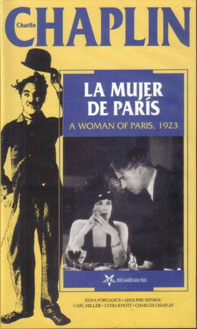 Pelicula VHS: Chaplin: La mujer de Paris