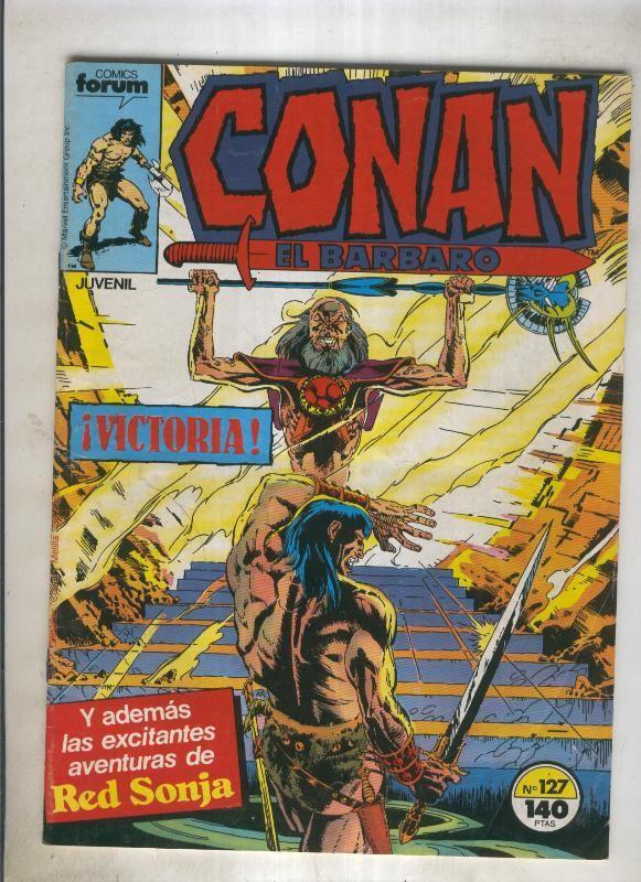 Conan el Barbaro primera edicion numero 127 (numerado 2 en trasera)