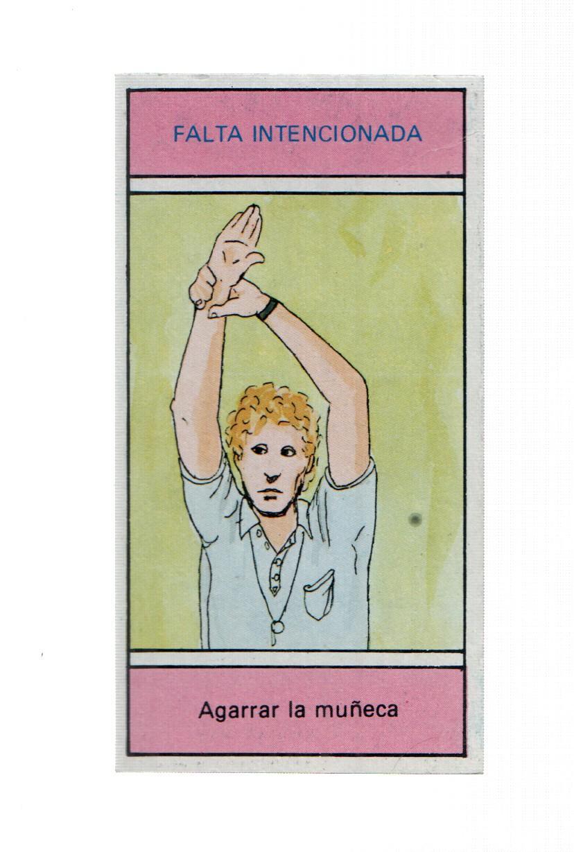 Cromo: Baloncesto 1986-1987: numero 198: Reglas del juego: falta intencionada