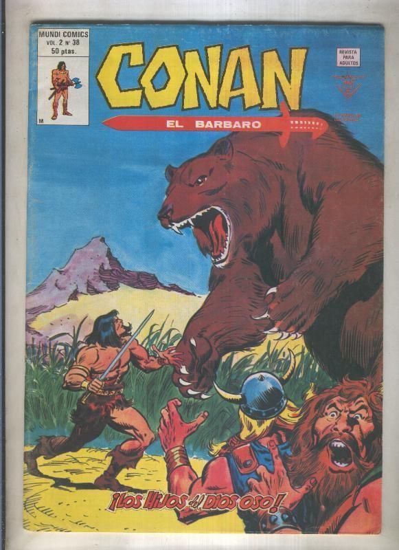 Conan el Barbaro volumen 2 numero 38 (numerado 4 en trasera)