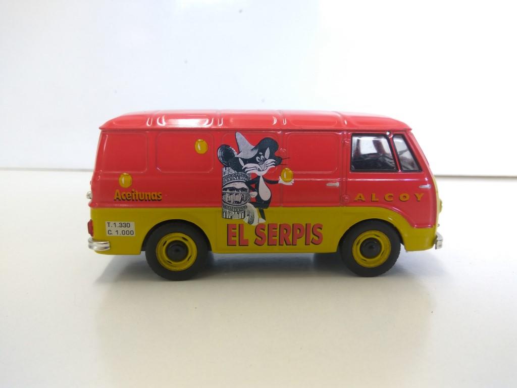 Coche Escala/Diecast: FADISA ROMEO VAN - EL SERPIS Aceitunas 1:43 (IXO / ALTAYA) 