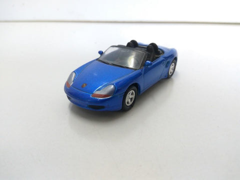 Coche Escala/Diecast: PORSCHE BOXSTER, Azul - 7,5cm (WELLY)