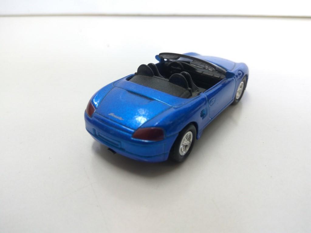 Coche Escala/Diecast: PORSCHE BOXSTER, Azul - 7,5cm (WELLY)