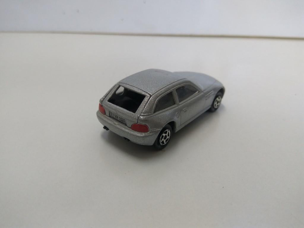 Coche Escala/Diecast: BMW Z3 Coupe, Gris Metalizado - 7cm (Majorette)