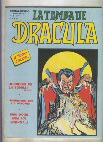 La Tumba de Dracula-Mundicomic: volumen 2 numero 7 (numerado 8 en trasera)