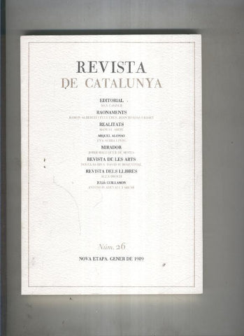 Revista de catalunya numero 26