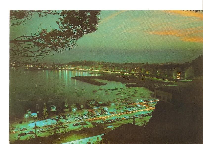 Postal 023158 : Vista de noche con sus hoteles y playas (Costa Brava) Blanes, nº116