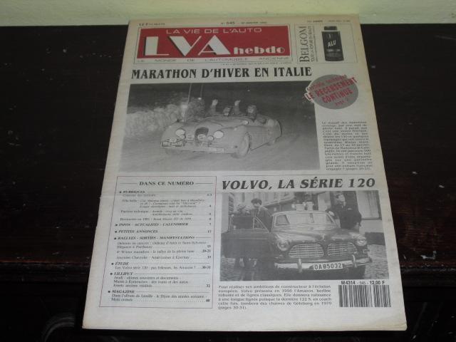 La vie de L,Auto hebdo numero  545 - 30 janvier 1992