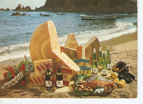 Postal 031230 : Queso Suizo Switerland y los vinos Rene Barbier