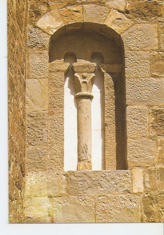 Postal 033039 : La Ainsa. Ventanal Ajimenado de la parroquial s. XII