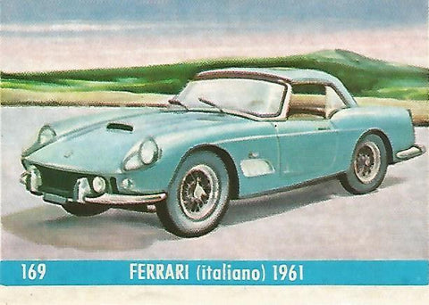 CROMO CHOCOLATES LAS COMAS - Auto al dia no 169 - Ferrari 1961