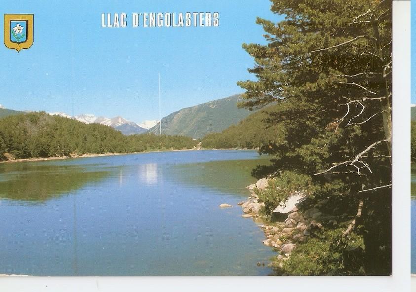 Postal 044828 : Valls dAndorra. Llac dEngolasters