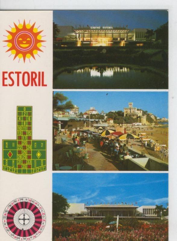 Postal 6896: Portugal: Estoril, vistas varias