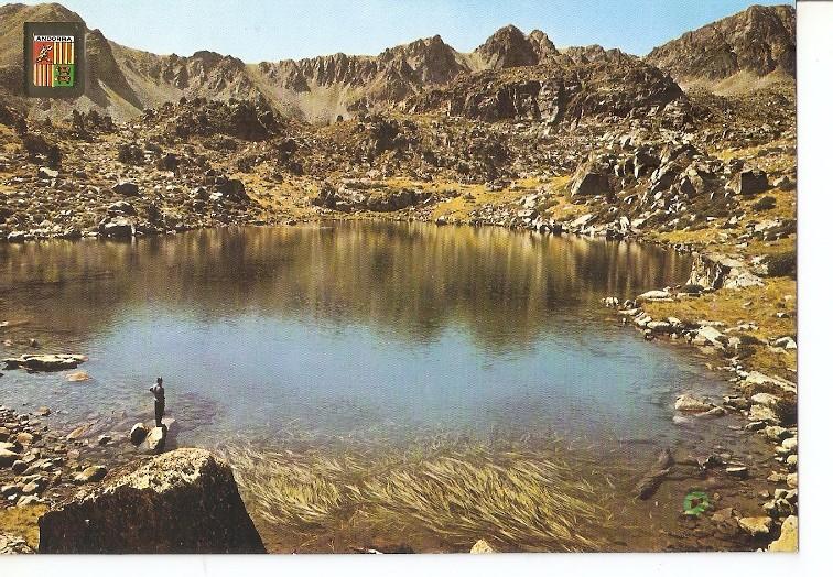 Postal 048651 : Valls dAndorra . Llac dels Pessons
