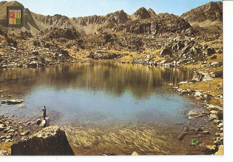 Postal 048651 : Valls dAndorra . Llac dels Pessons